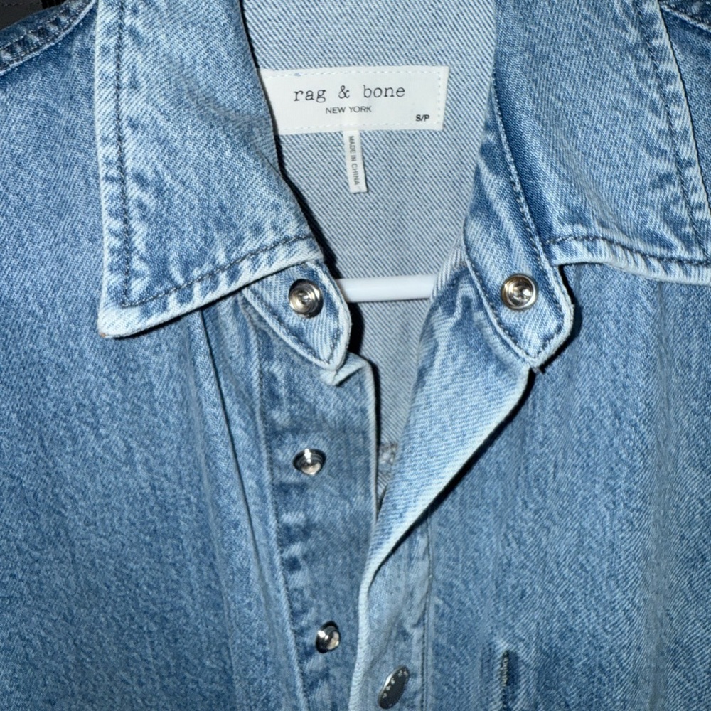 Rag & Bone Mia belted denim dress, Small - Picture 4 of 16